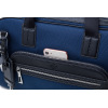 JMNY Atlas travel bag in navy blue front hidden pocket