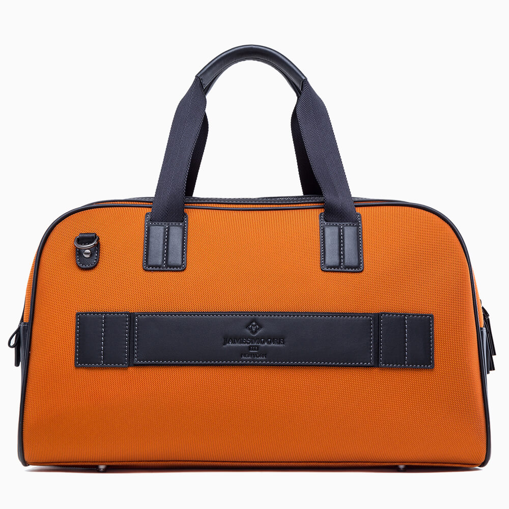 JMNY atlas travel bag orange back