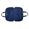 JMNY Atlas travel bag in navy blue inside pockets