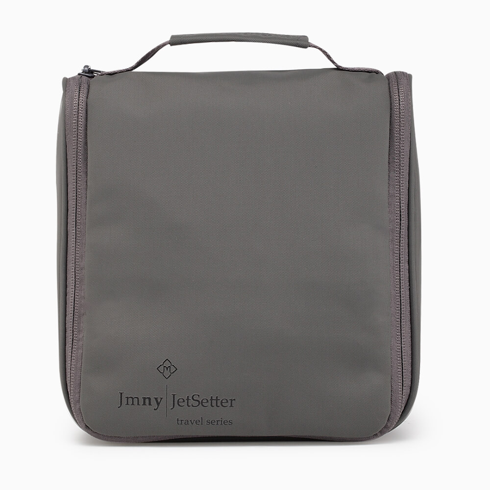 hanging toiletry case gray