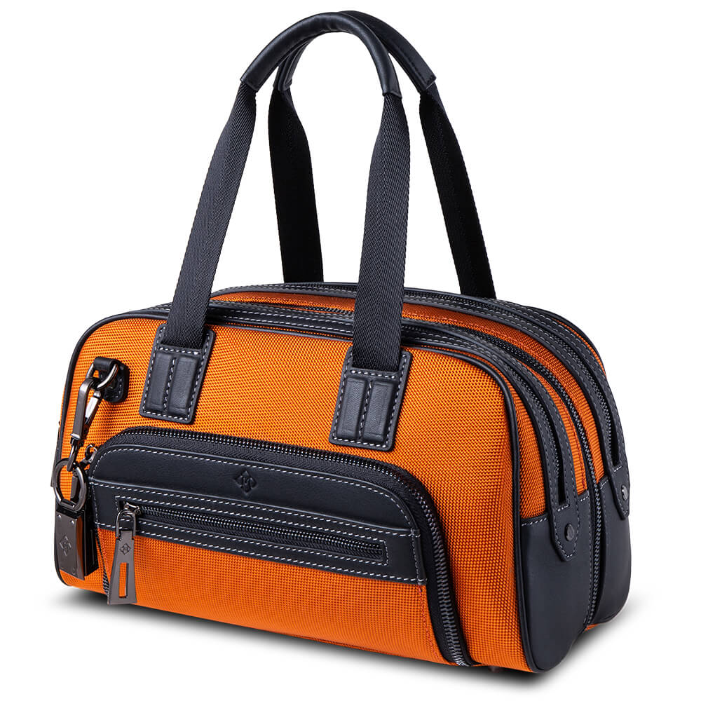 orange travel bag