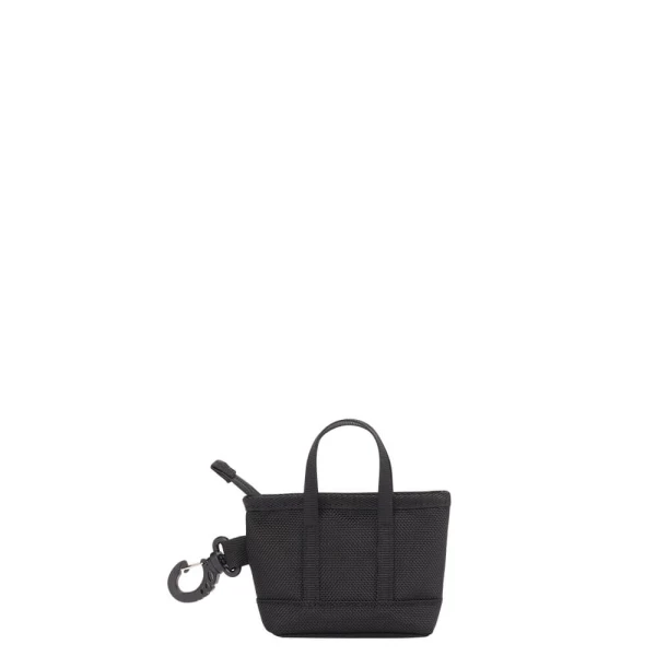 The Mini Kyoto Zip Bag in Black Nylon_Front 1